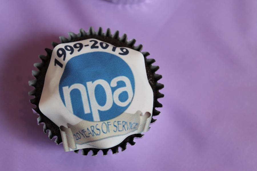 NPA 20th cake